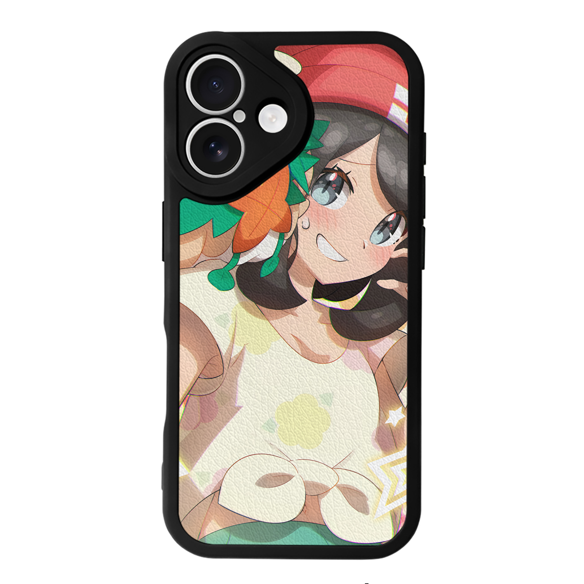 （画像用） ポケットモンスター Pokémon 【iPhone 16シリーズ対応】シリコンスマホケース（レザー調） 材質：シリコン